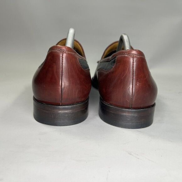 Johnston & Murphy Kiltie Tassel Loafers Men\'s 10 Brown Black Cellini Dress Shoes main image 12